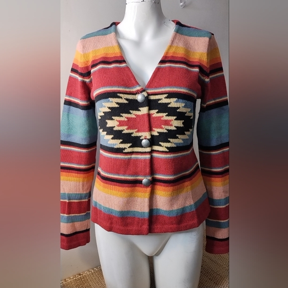 🤠 ♥️ Western Sweater Jacket - Picture 10 of 11